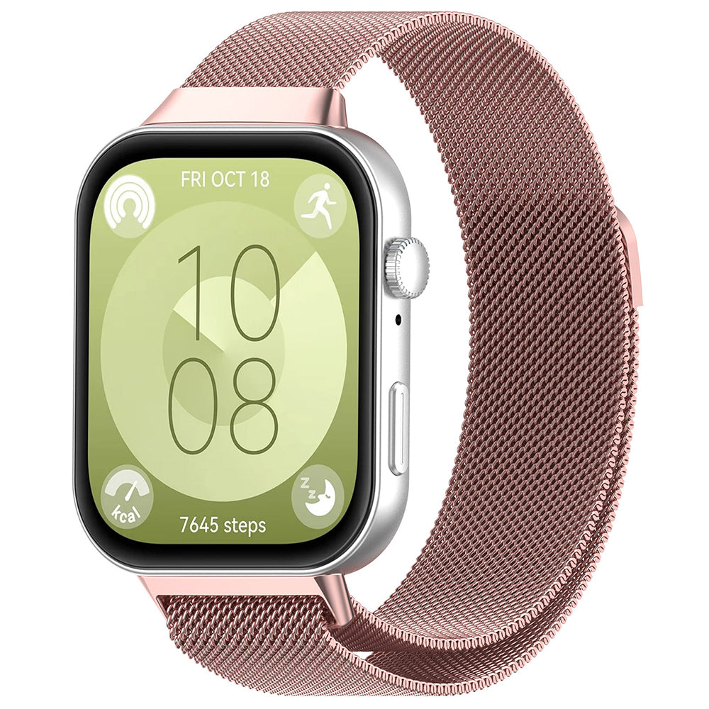 Techsuit W009 Armband für Huawei Watch Fit 4 Pro / Fit 4 / Fit 3, Rosa