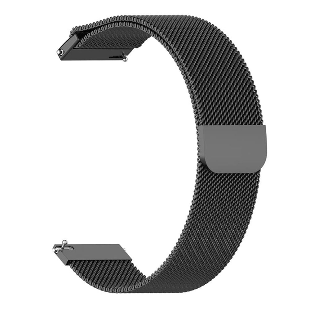 Bracelet Techsuit W009 pour Huawei Watch / Garmin Watch Series, 18mm, Noir