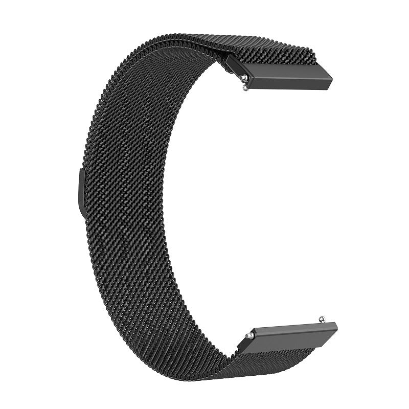 Bracelet Techsuit W009 pour Huawei Watch / Garmin Watch Series, 18mm, Noir