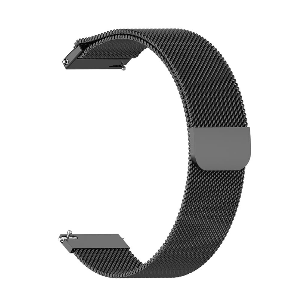 Bracelet Techsuit W009 pour Samsung Galaxy Watch / Huawei Watch Series, 20mm, Noir