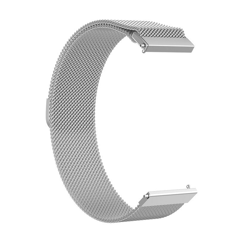 Bracelet Techsuit W009 pour Samsung Galaxy Watch / Huawei Watch Series, 22mm, Argenté