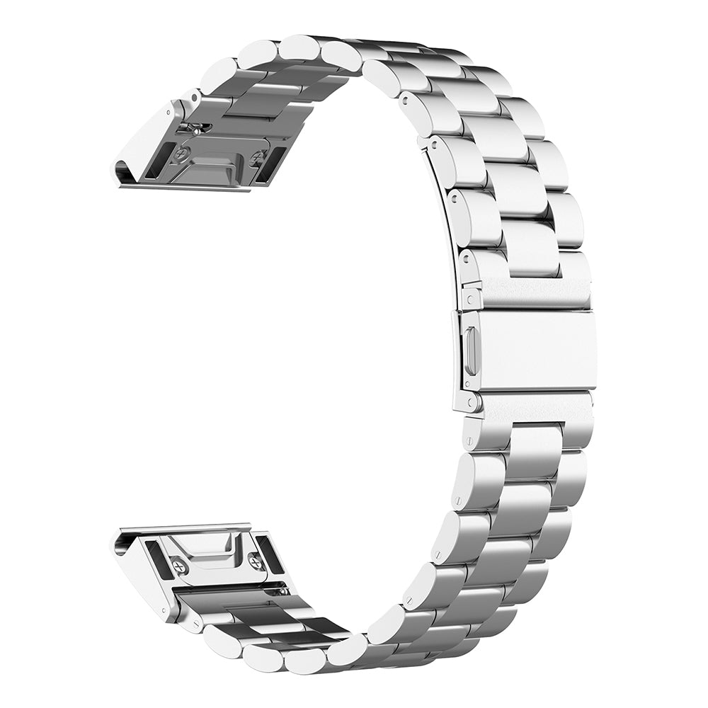 Bracelet Techsuit W010 pour Garmin Instinct / Approach / Fenix Watch Series, 20mm, Argentée