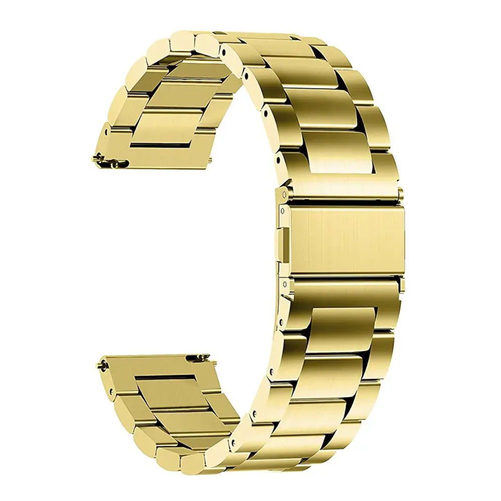 Techsuit W010 Armband für Samsung Galaxy Watch / Huawei Watch Series, 20mm, Goldfarben