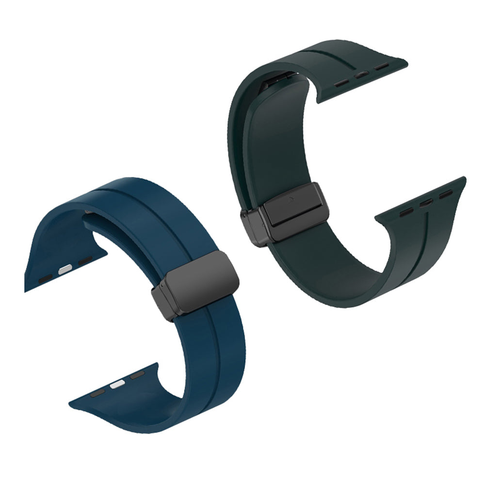 Techsuit W011 Armband für Apple Watch 42mm / 41mm / 40mm / 38mm Serie, Lila