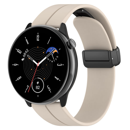 Techsuit W011 Armband für Huawei Watch / Garmin Watch Series, 18mm, Beige