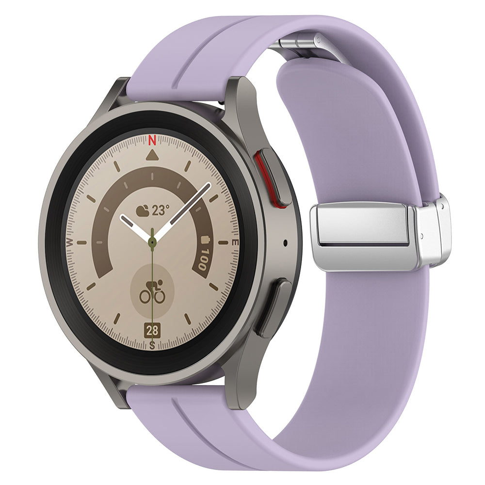 Bracelet Techsuit W011 pour Huawei Watch / Xiaomi Watch Series, 22mm, Mauve