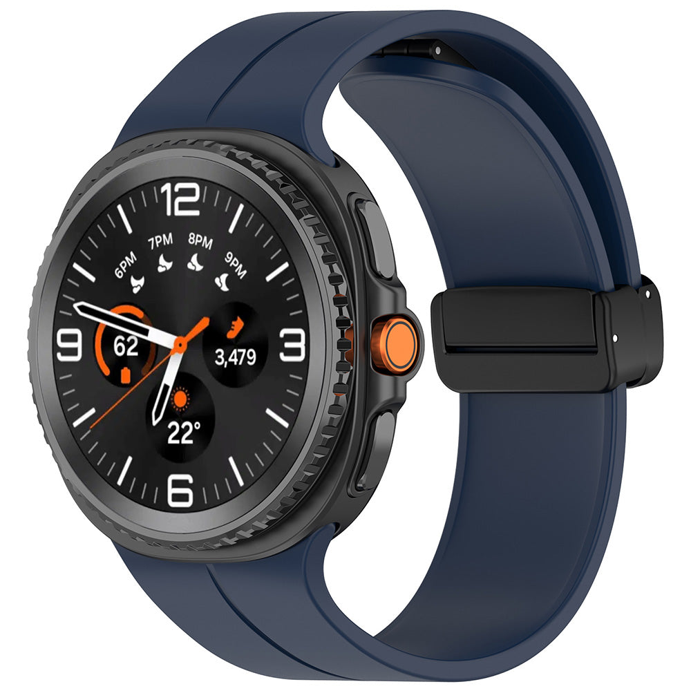 Bracelet Techsuit W011 pour Samsung Galaxy Watch9 / Watch8 / Watch8 Classic Series, Bleu marine