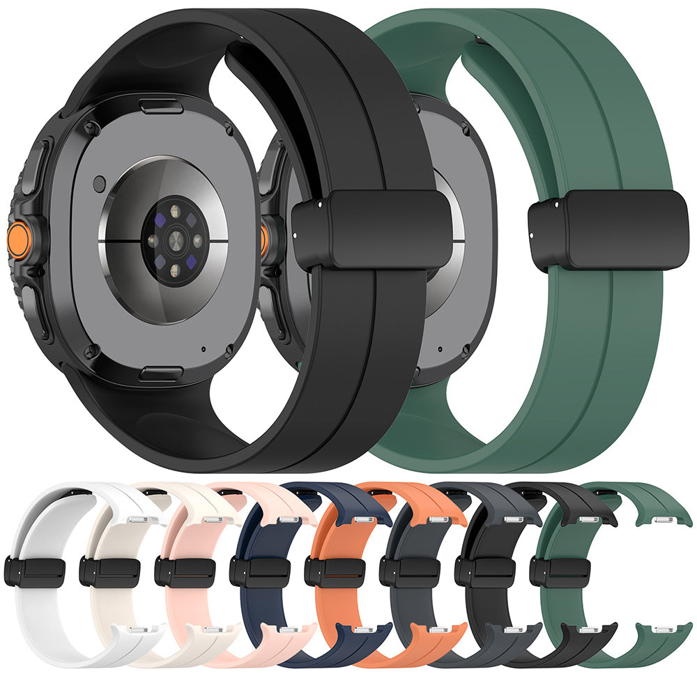 Techsuit W011 Armband für Samsung Galaxy Watch8 / Watch8 Classic Series, Dunkelgrün