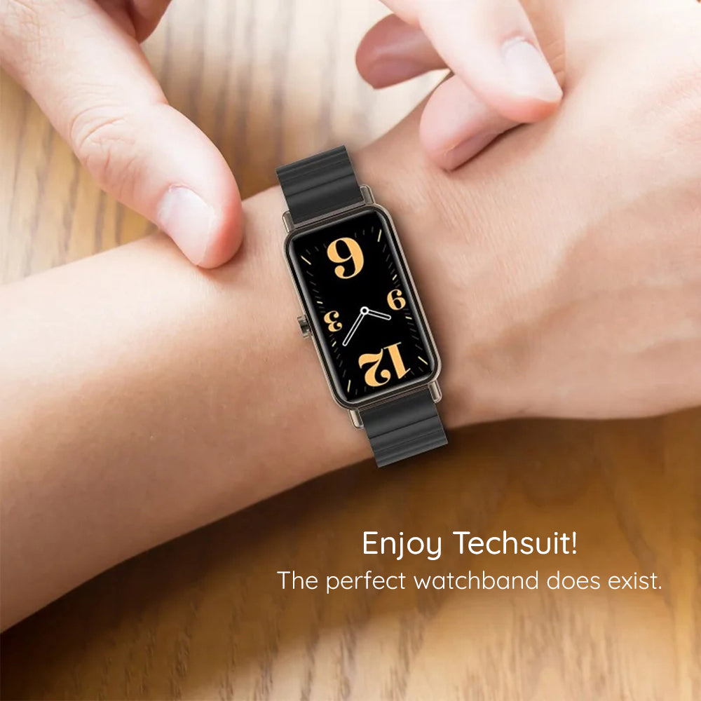 Bracelet Techsuit W012 pour Apple Watch 42mm / 41mm / 40mm / 38mm Series, Argenté