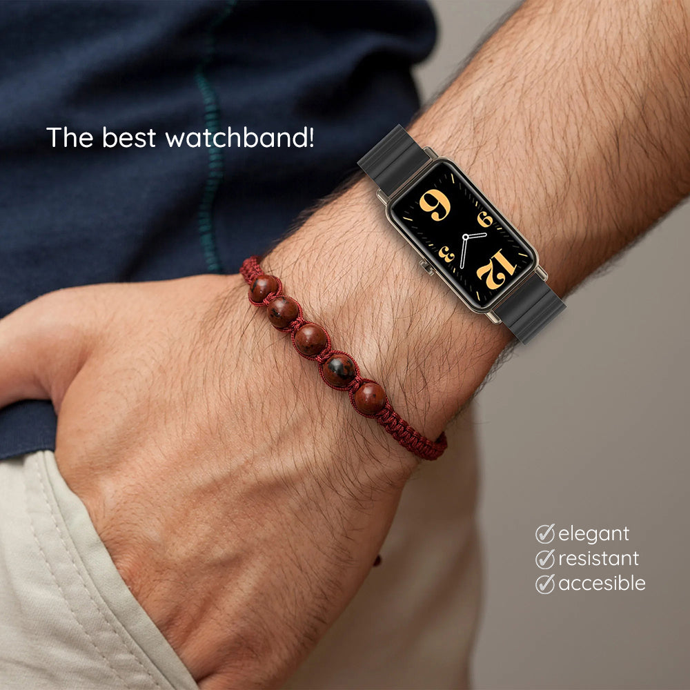 Bracelet Techsuit W012 pour Apple Watch 42mm / 41mm / 40mm / 38mm Series, Argenté