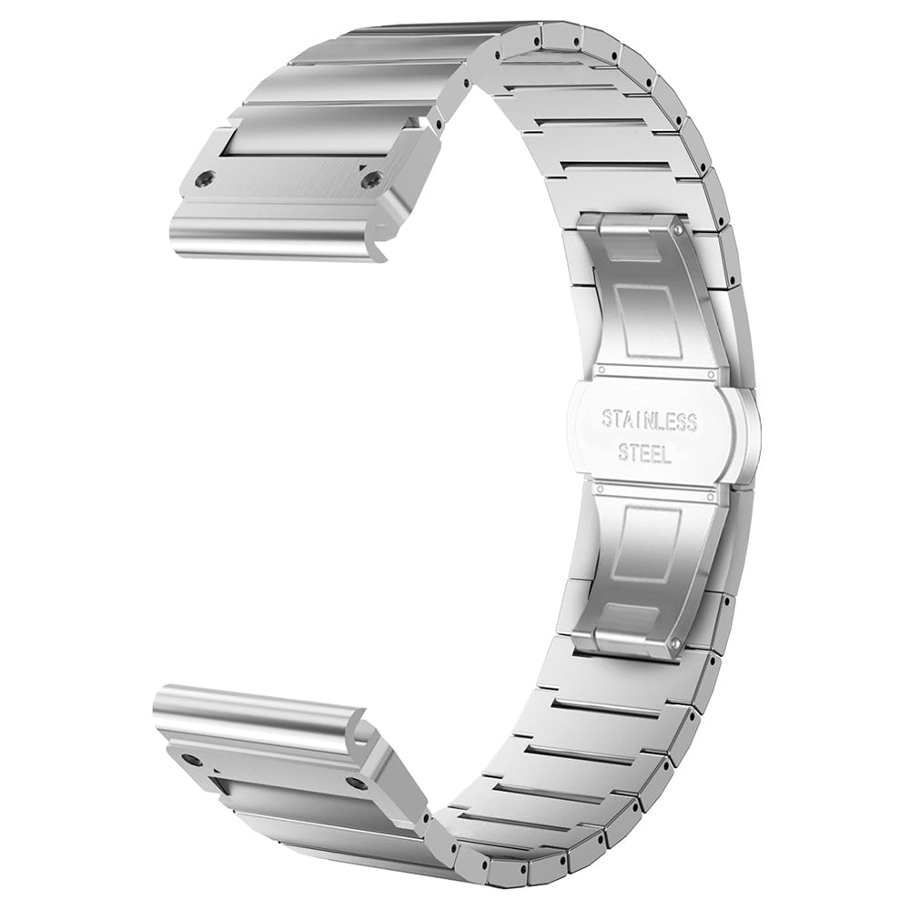 Techsuit W012 Armband für Garmin Watch Fenix Serie, 26mm, Silber