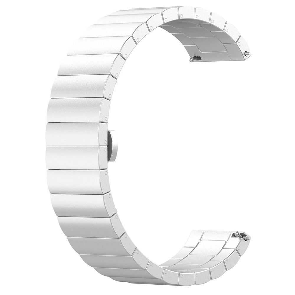 Bracelet Techsuit W012 pour Huawei Watch / Xiaomi Watch Series, 22mm, Argenté