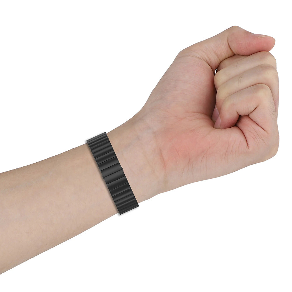 Bracelet Techsuit W012 pour Huawei Watch / Xiaomi Watch Series, 22mm, Argenté