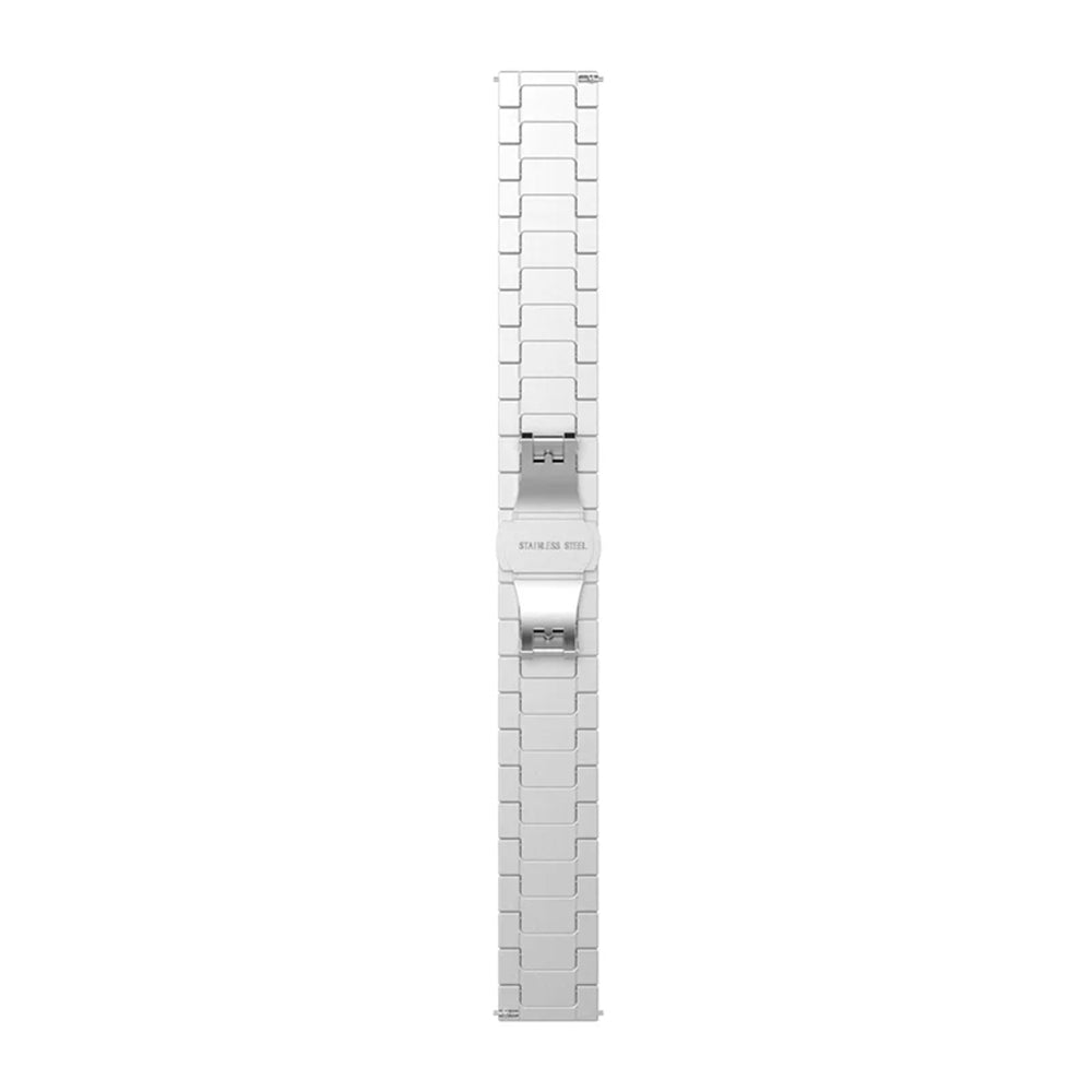 Techsuit W012 Armband für Samsung Galaxy Watch / Huawei Watch Series, 20mm, Silber