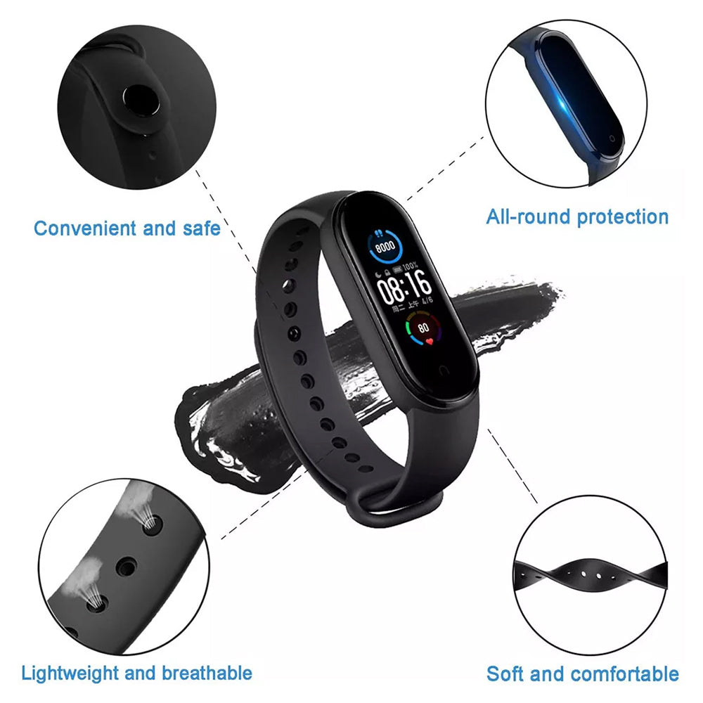 Bracelet Techsuit W013 pour Xiaomi Band / Amazfit Band Series, Rouge