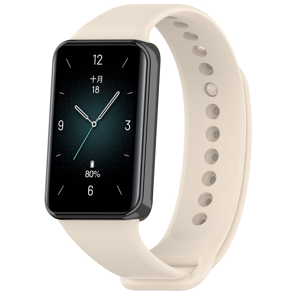 Bracelet Techsuit W014 pour Honor Band 9, Crème
