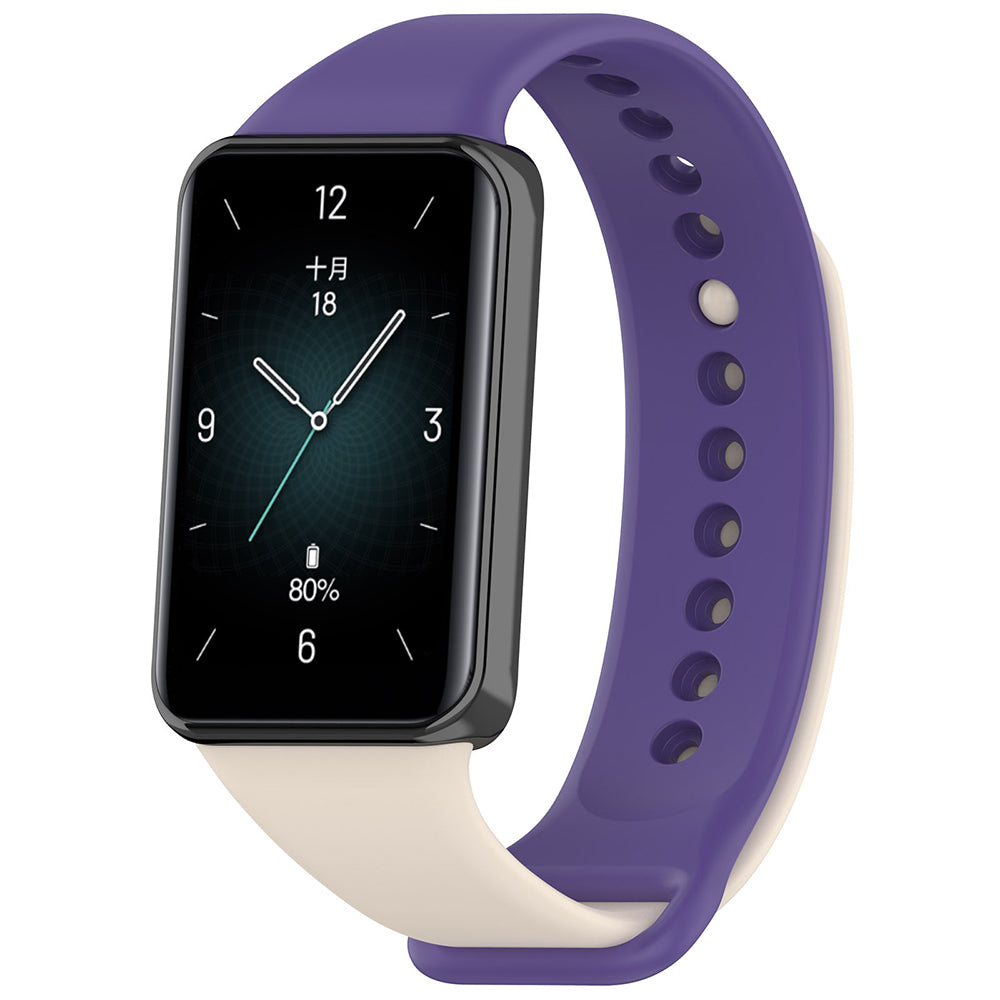 Techsuit W014 Armband für Honor Band 9, Creme Lila