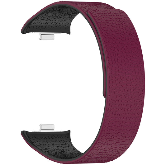 Bracelet Techsuit W016 pour Xiaomi Smart Band / Watch Series, Cerise Noire