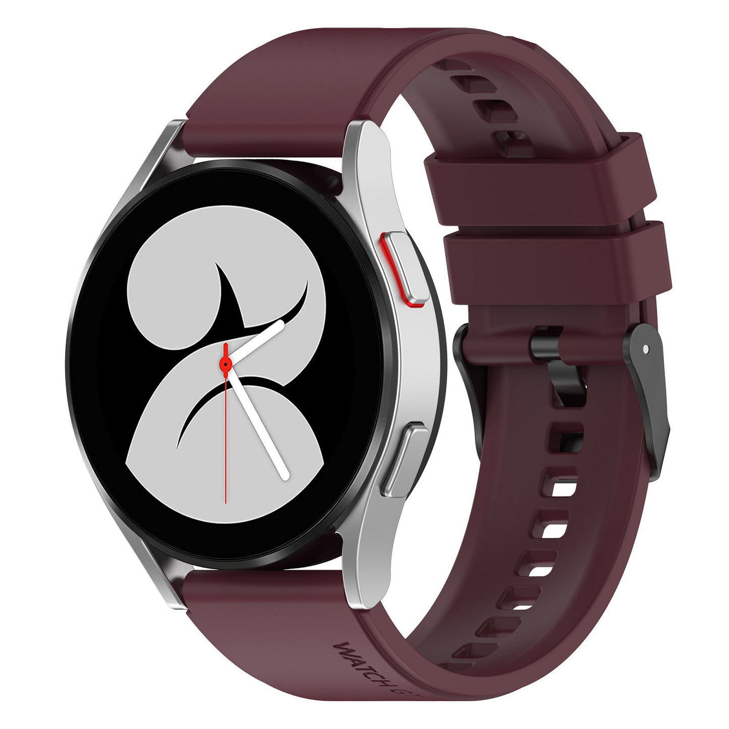 Bracelet Techsuit W026 pour Huawei Watch / Xiaomi Watch Series, 22mm, Bordeaux