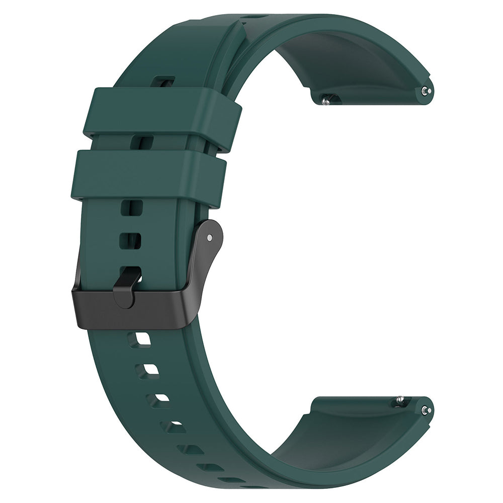 Bracelet Techsuit W026 pour Samsung Galaxy Watch / Huawei Watch Series, 20mm, Vert Foncé