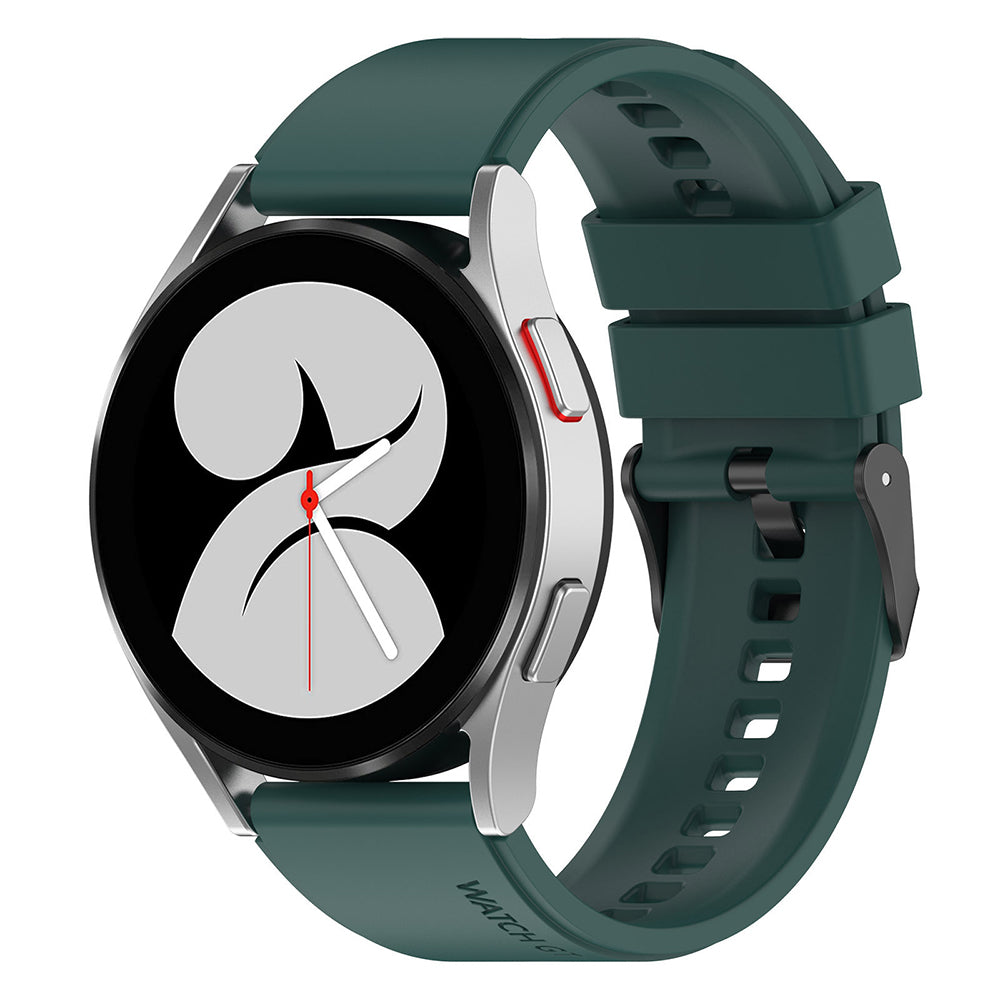 Bracelet Techsuit W026 pour Samsung Galaxy Watch / Huawei Watch Series, 20mm, Vert Foncé