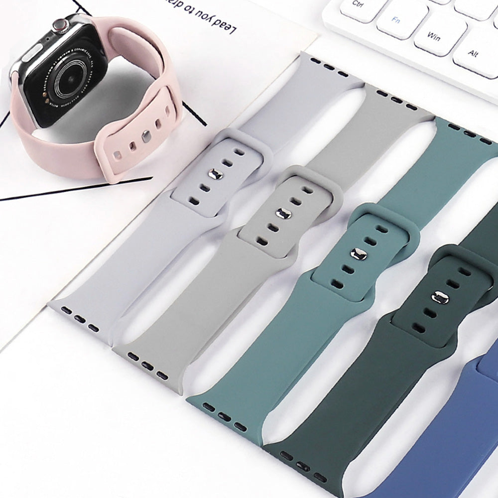 Bracelet Techsuit W031 pour Apple Watch 42mm / 41mm / 40mm / 38mm Series, Gris
