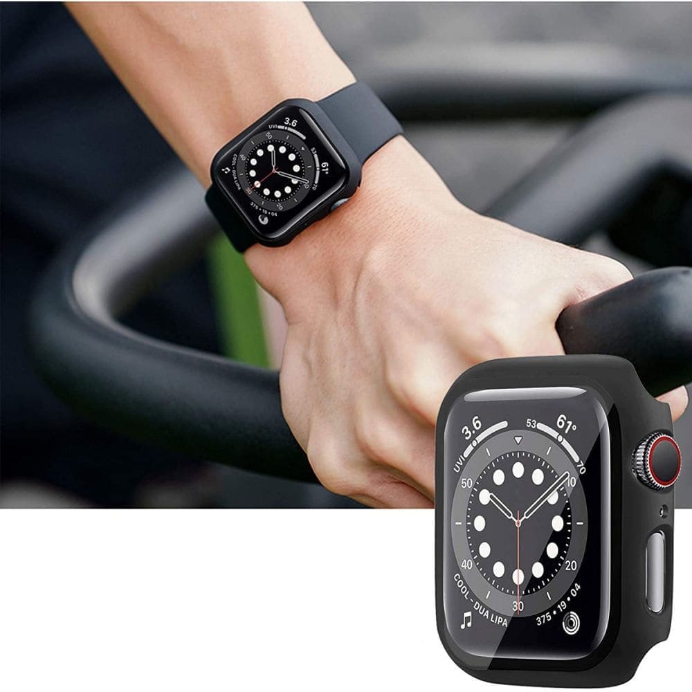 Bracelet Techsuit W031 pour Apple Watch 42mm / 41mm / 40mm / 38mm Series, Noir