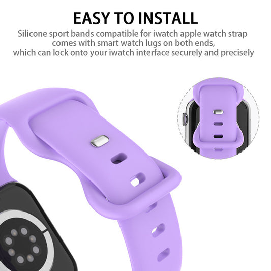 Bracelet Techsuit W031 pour Apple Watch 49mm / 46mm / 45mm / 44mm / 42mm Series, Violet