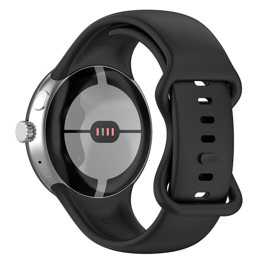 Techsuit W031 Armband für Google Pixel Watch 3 41mm / Watch 2 / Watch, Schwarz