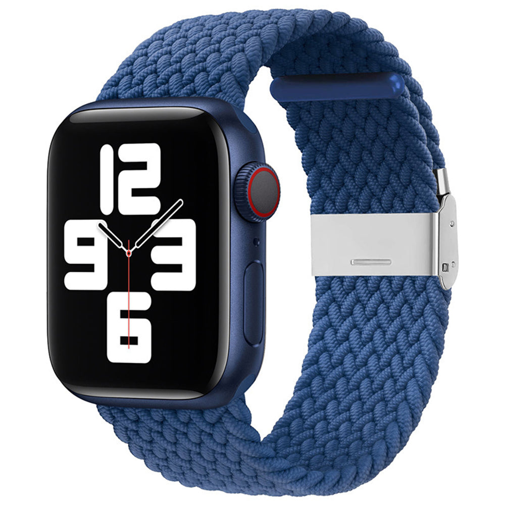 Bracelet Techsuit W032 pour Apple Watch 42mm / 41mm / 40mm / 38mm Series, Bleu Marine
