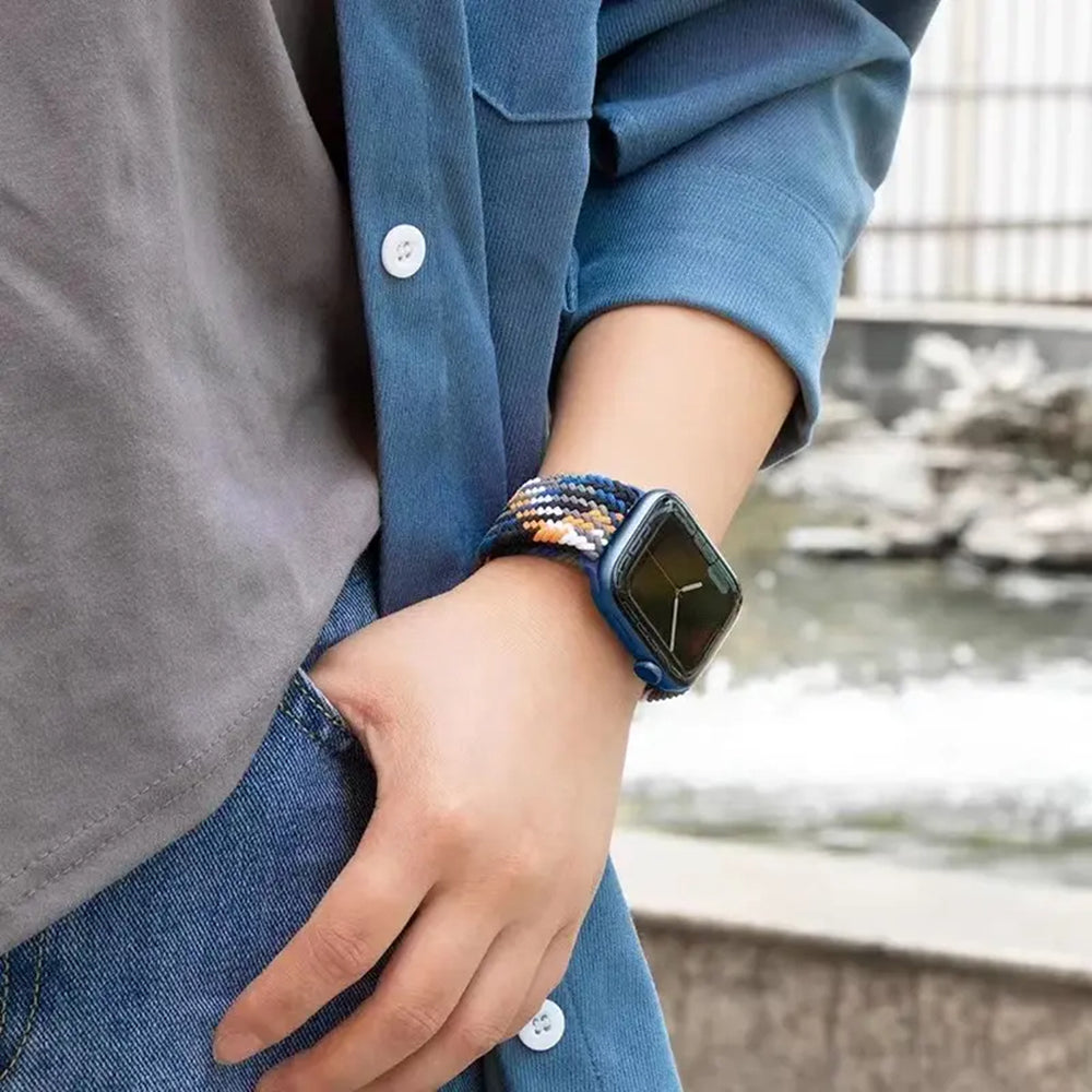 Techsuit W032 Armband für Apple Watch 49mm / 46mm / 45mm / 44mm / 42mm Serie, Lila