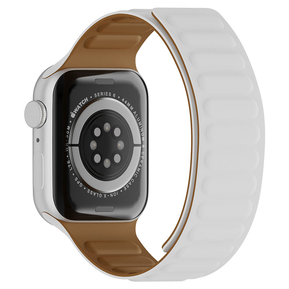 Bracelet Techsuit W035 pour Apple Watch 42mm / 41mm / 40mm / 38mm Series, Blanc