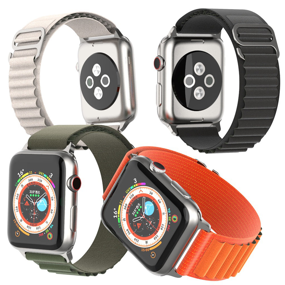 Bracelet Techsuit W037 pour Apple Watch 42mm / 41mm / 40mm / 38mm Series, Blanc