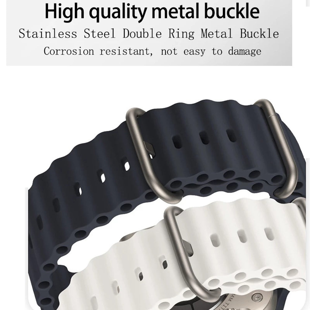 Techsuit W038 Strap for Apple Watch 42mm / 41mm / 40mm / 38mm Series, Red