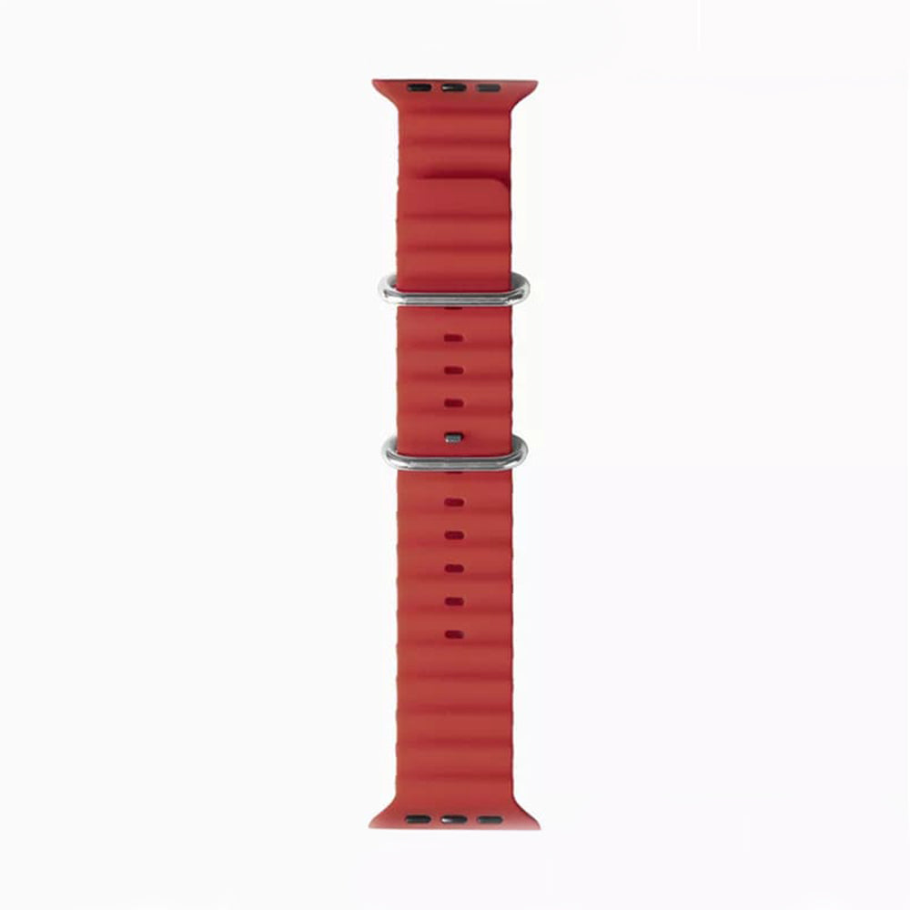 Bracelet Techsuit W038 pour Apple Watch 42mm / 41mm / 40mm / 38mm Series, Rouge Foncé