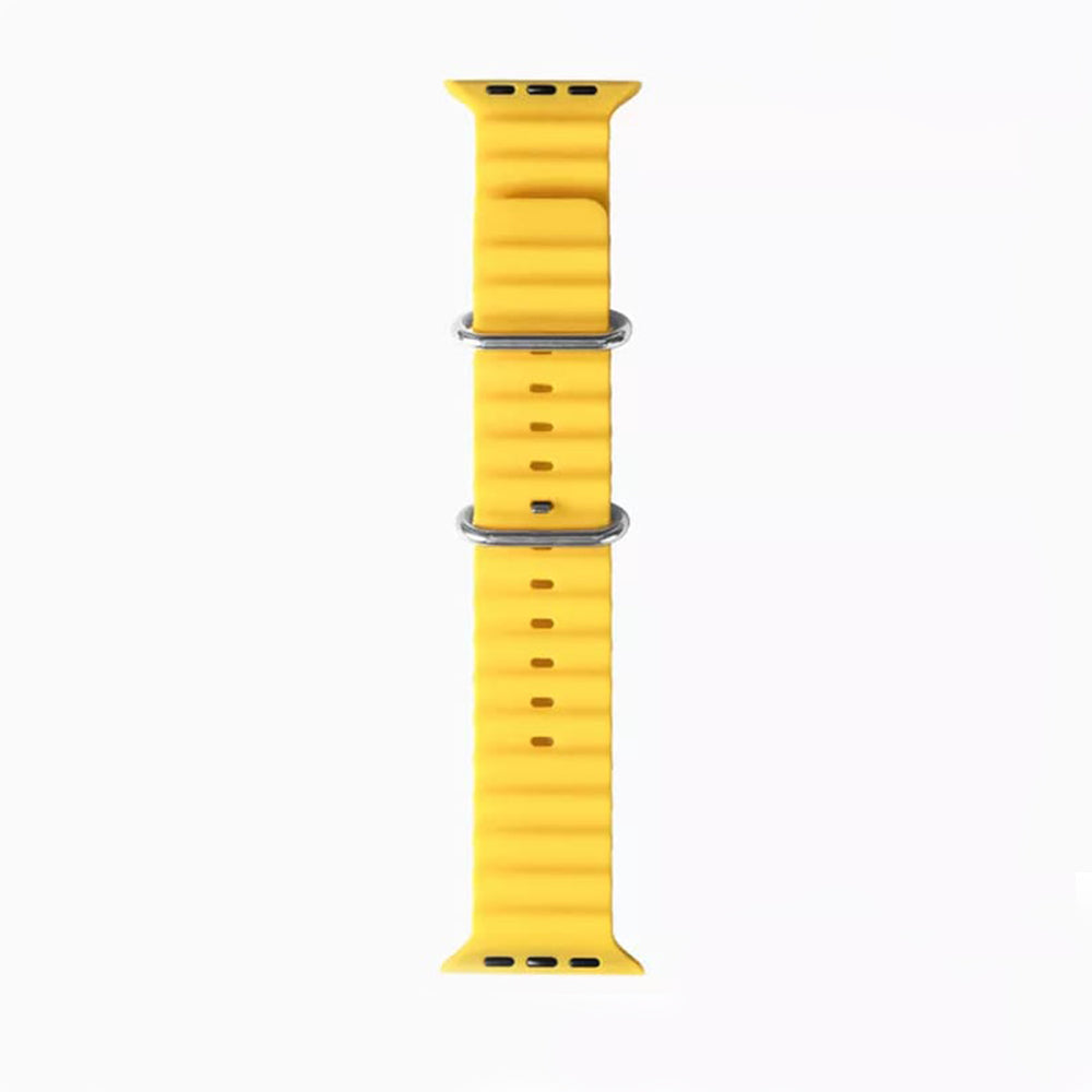 Techsuit W038 Armband für Apple Watch 49mm / 46mm / 45mm / 44mm / 42mm Serie, Gelb