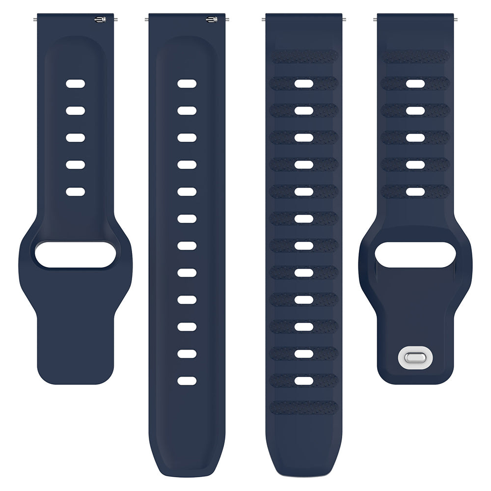 Bracelet Techsuit W050 pour Samsung Galaxy Watch / Huawei Watch Series, 20mm, Bleu