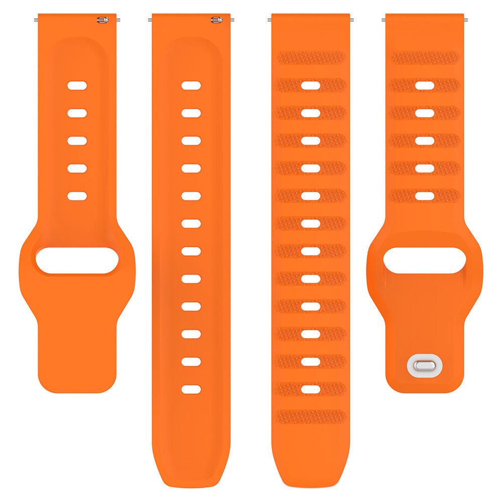 Techsuit W050 Strap for Samsung Galaxy Watch / Huawei Watch Series, 20mm, Orange