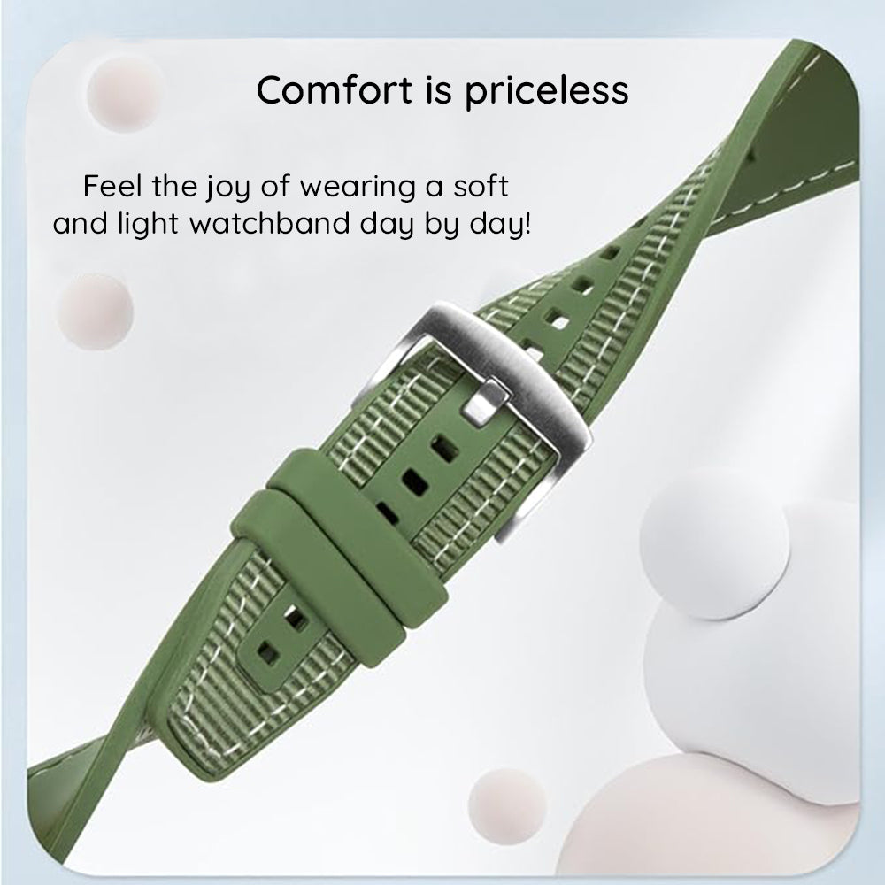 Bracelet Techsuit W051 pour Apple Watch 42mm / 41mm / 40mm / 38mm Series, Bleu Foncé