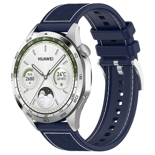 Techsuit W051 Armband für Huawei Watch / Xiaomi Watch Series, 22mm, Dunkelblau