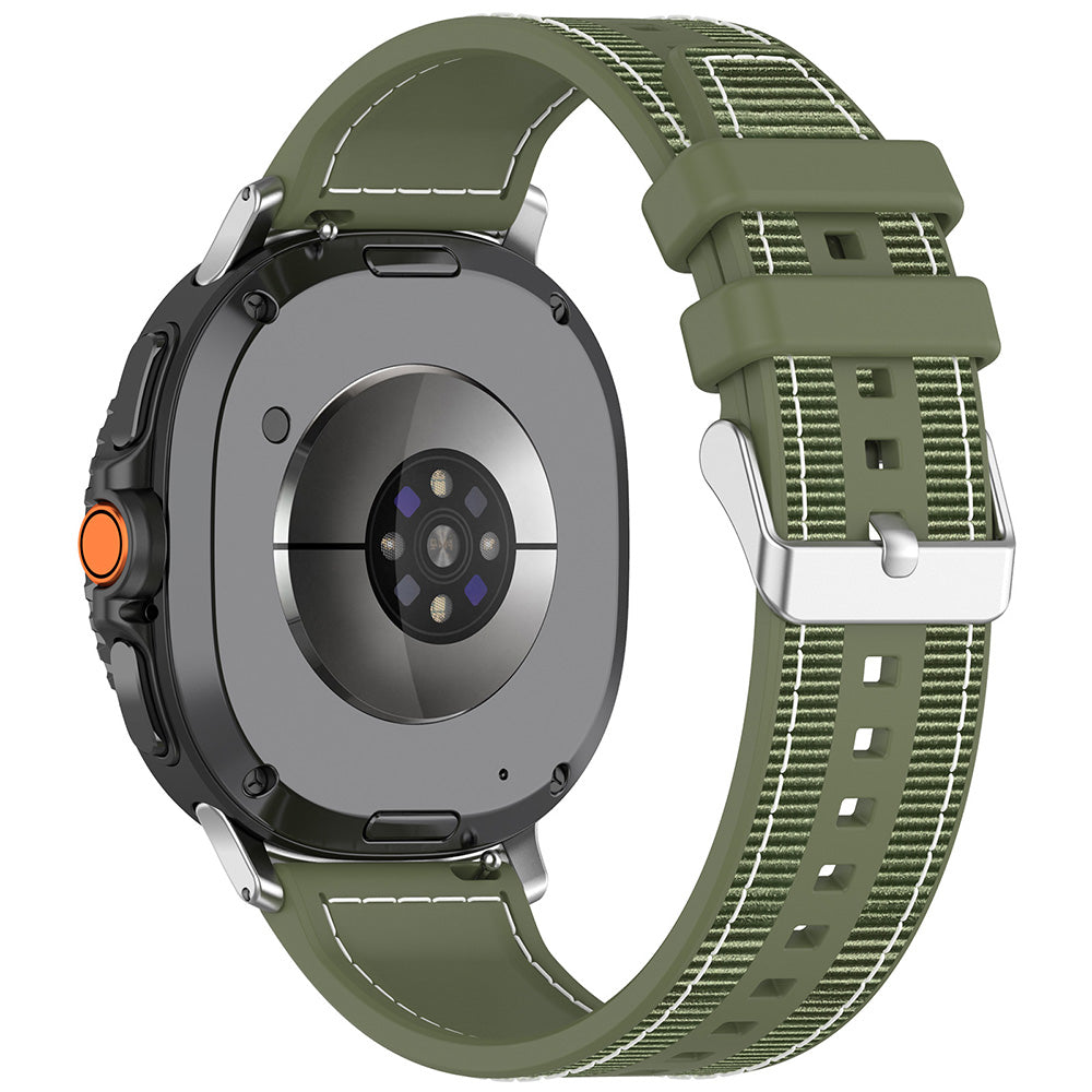 Bracelet Techsuit W051 pour Samsung Galaxy Watch 8 Classic / Watch8 44mm / Watch 8 40mm, Vert