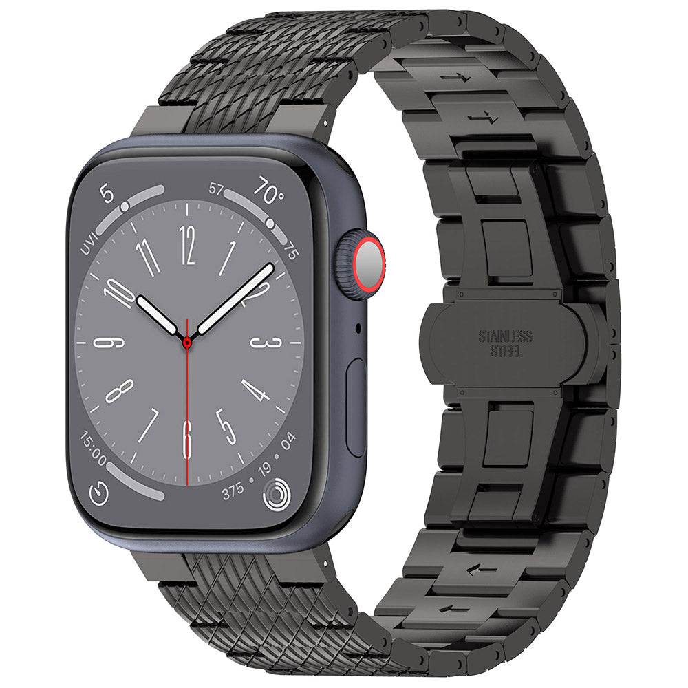 Bracelet Techsuit W052 pour Apple Watch 42mm / 41mm / 40mm / 38mm Series, Noir