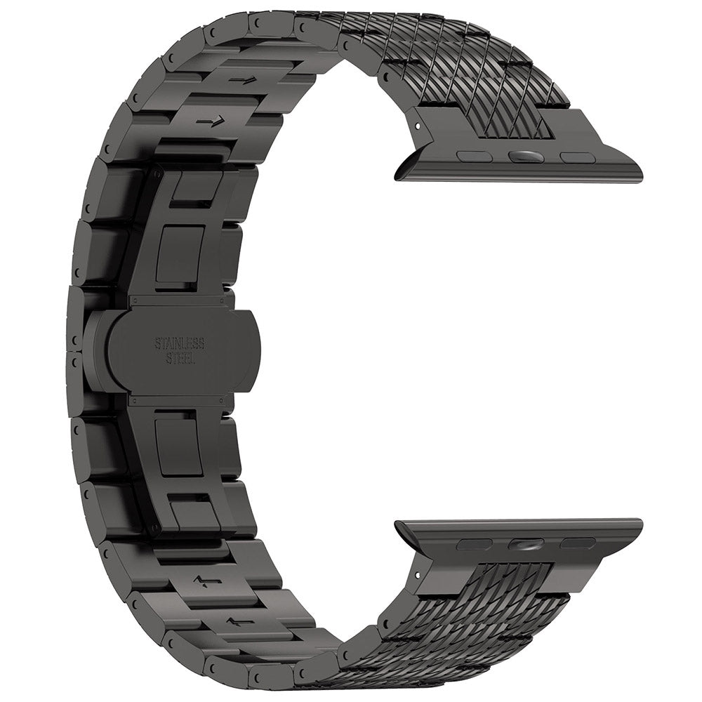 Bracelet Techsuit W052 pour Apple Watch 42mm / 41mm / 40mm / 38mm Series, Noir