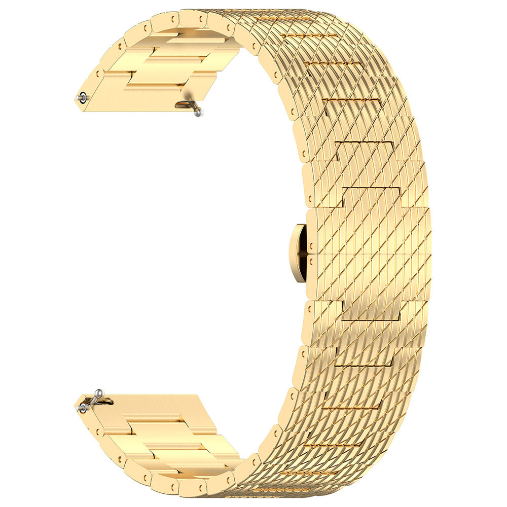 Bracelet Techsuit W052 pour Samsung Galaxy Watch / Huawei Watch Series, 20mm, Doré