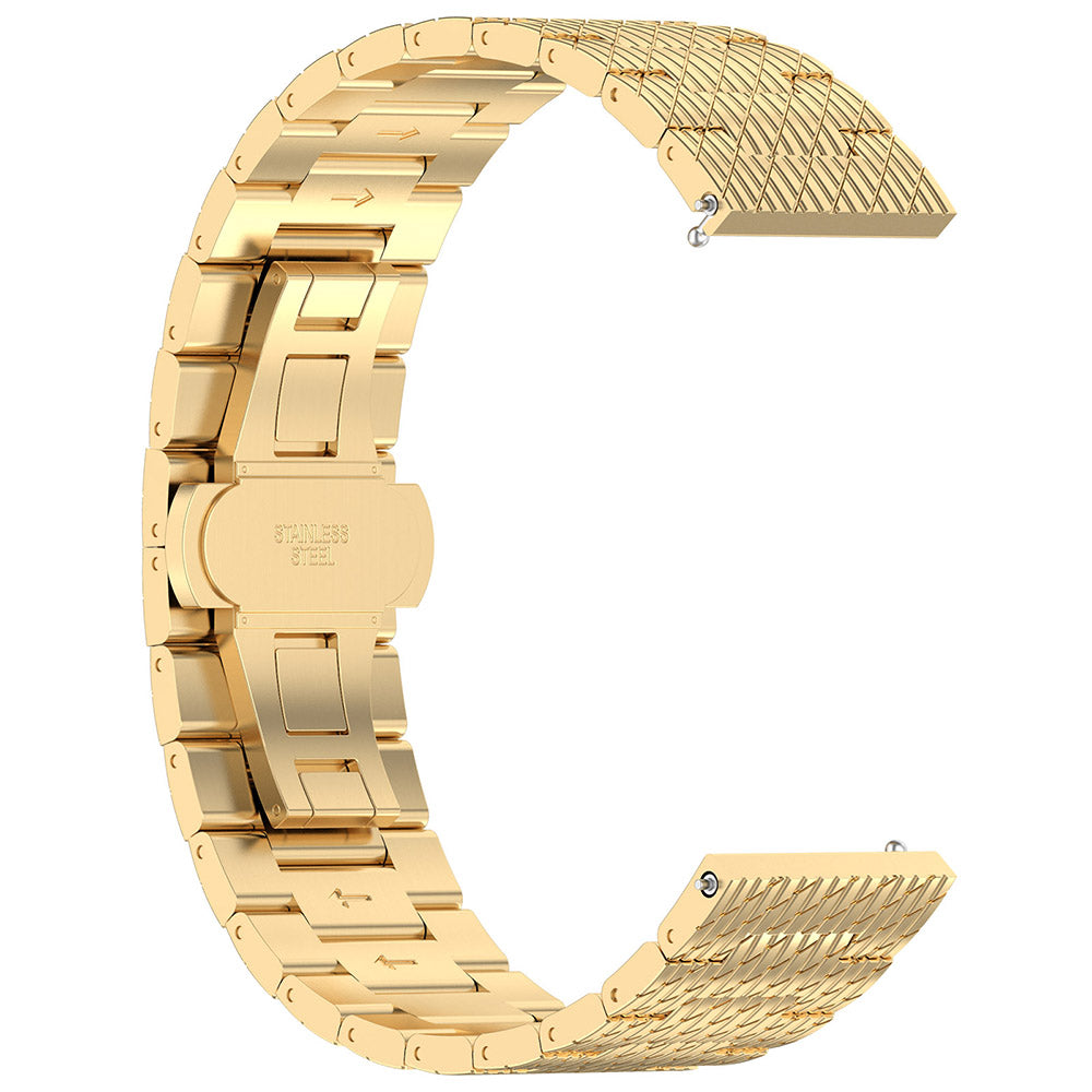 Bracelet Techsuit W052 pour Samsung Galaxy Watch / Huawei Watch Series, 20mm, Doré