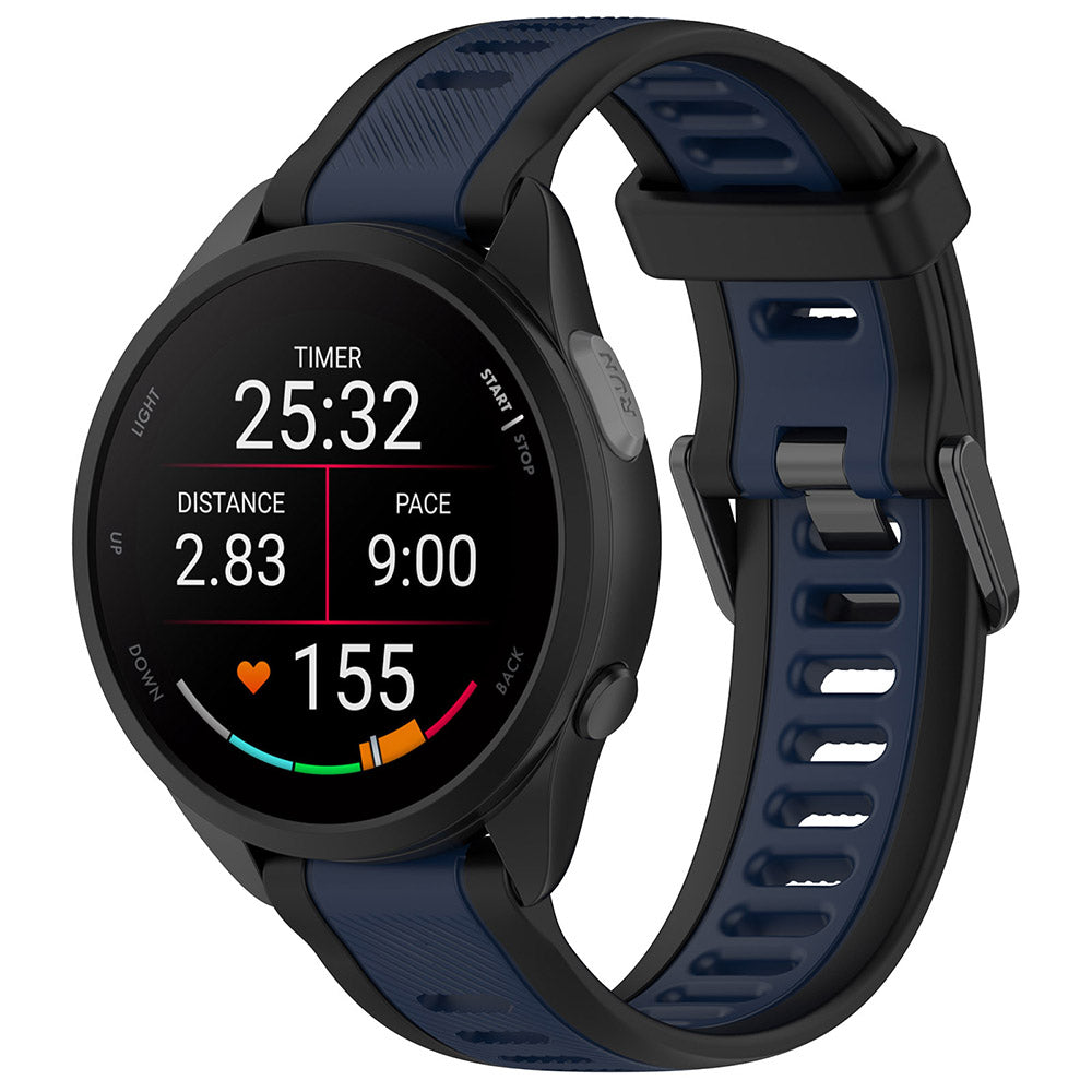 Bracelet Techsuit W053 pour Samsung Galaxy Watch / Huawei Watch Series, 20mm, Bleu Foncé