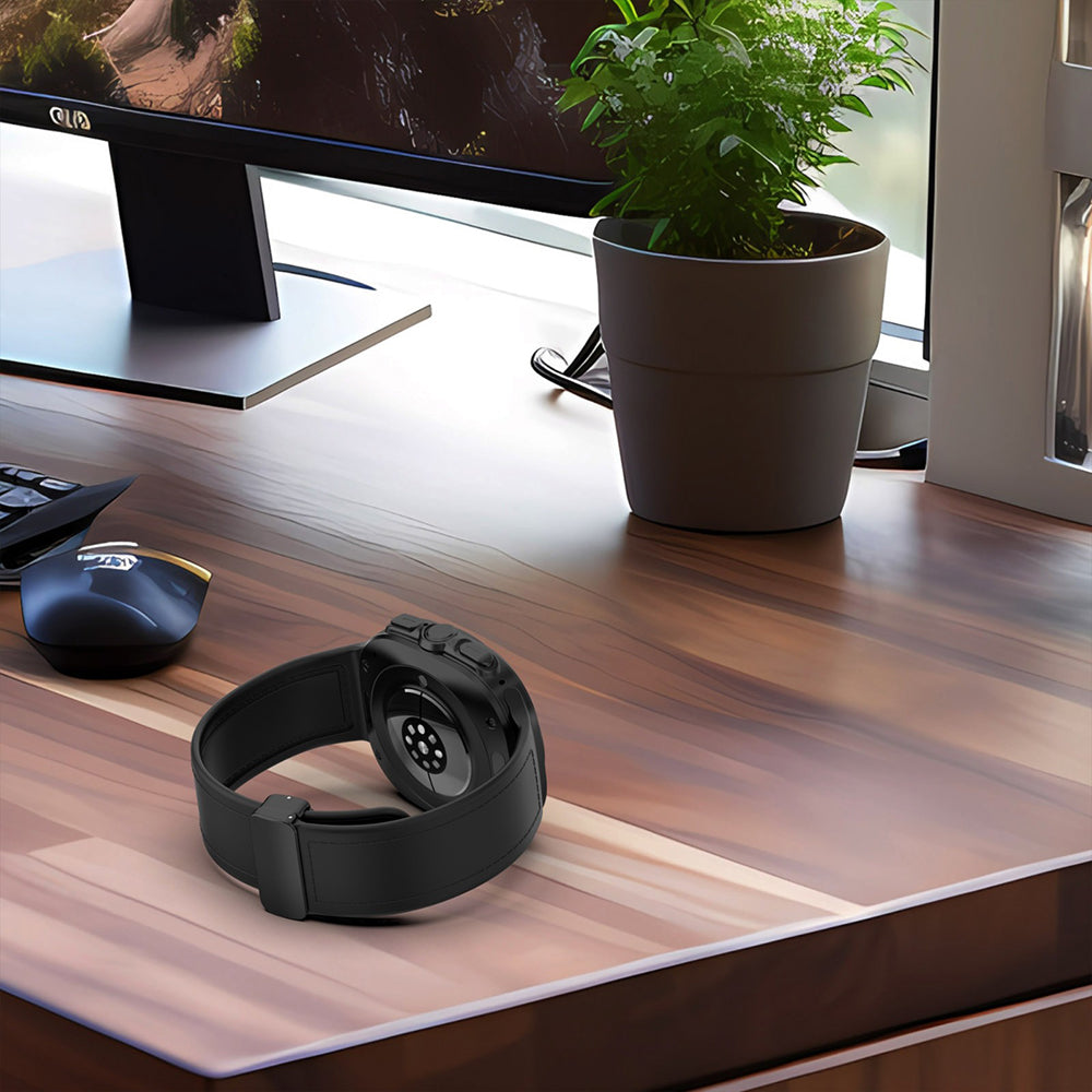 Techsuit W056 Armband für Samsung Galaxy Watch Ultra, Schwarz