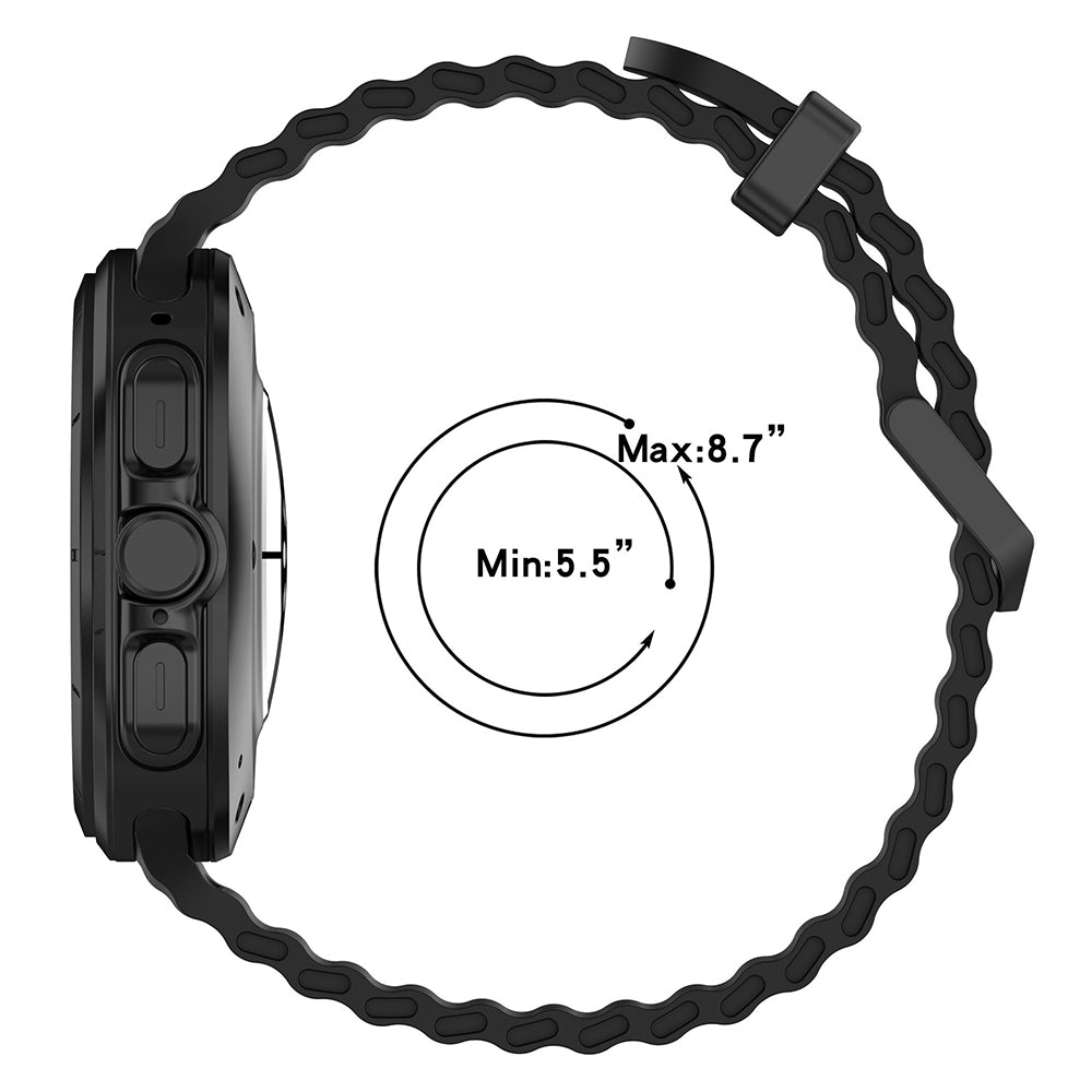 Bracelet Techsuit W062 pour Samsung Galaxy Watch Ultra, Gris