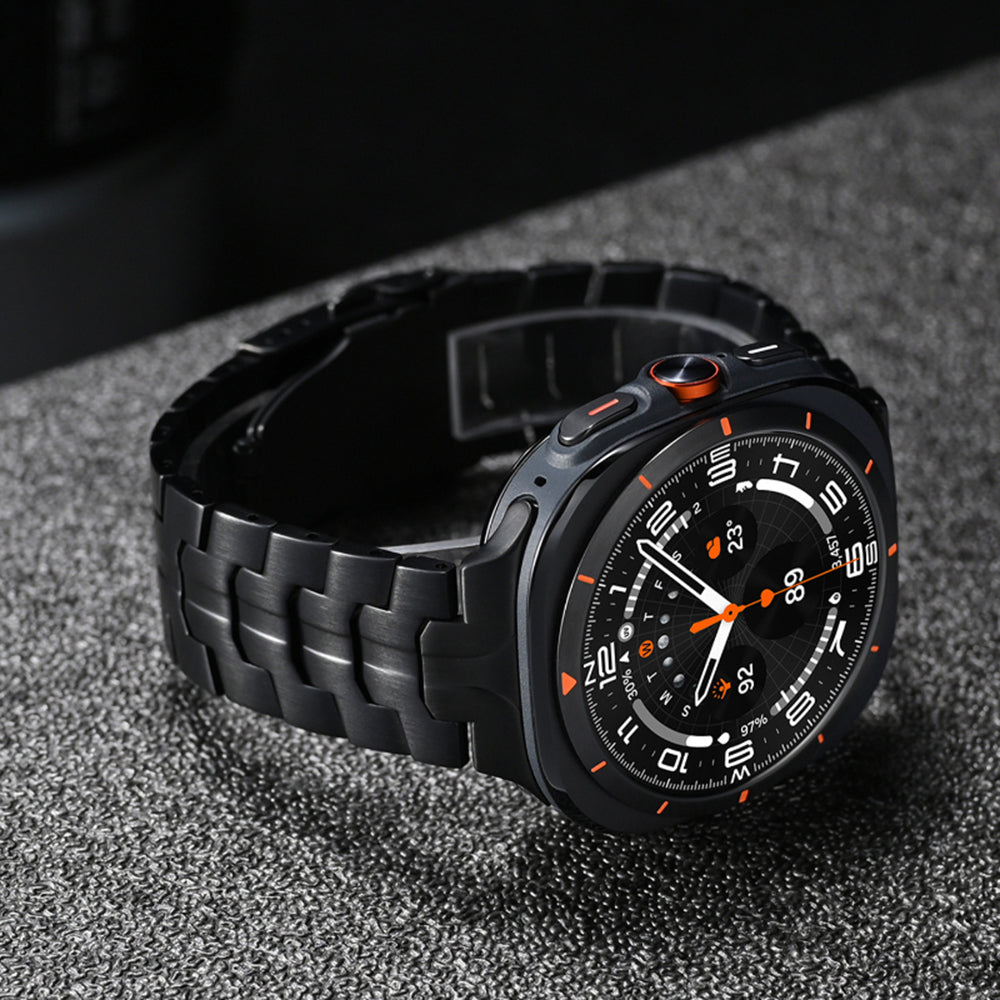 Techsuit W063 Armband für Samsung Galaxy Watch Ultra, Silber