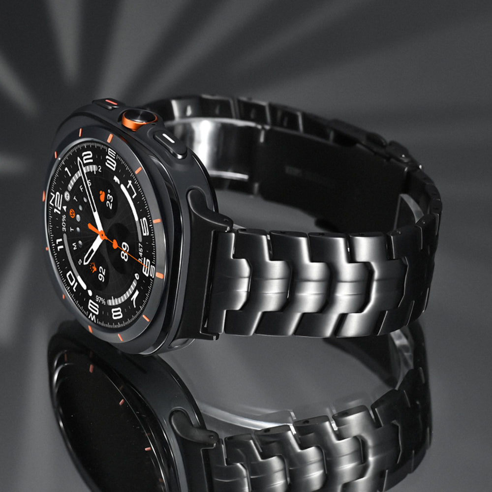 Techsuit W063 Armband für Samsung Galaxy Watch Ultra, Silber